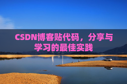 CSDN博客贴代码，分享与学习的最佳实践